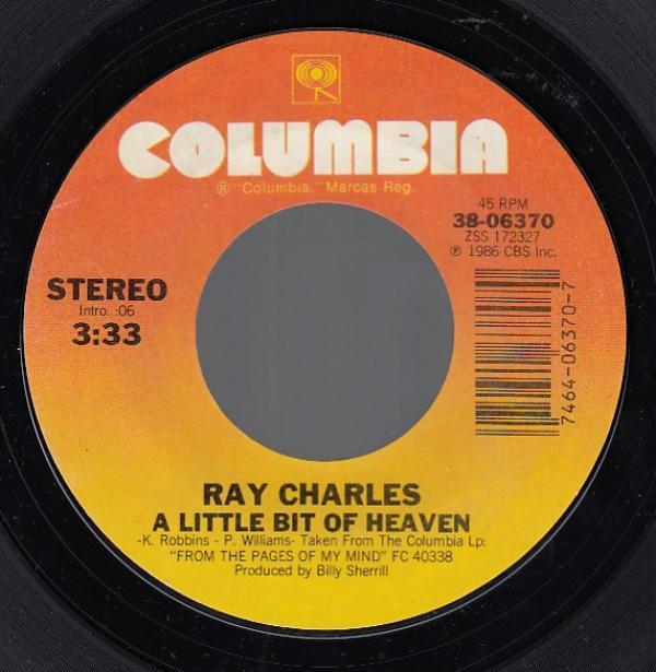 Ray Charles - A Little Bit Of Heaven / Dixie Moon