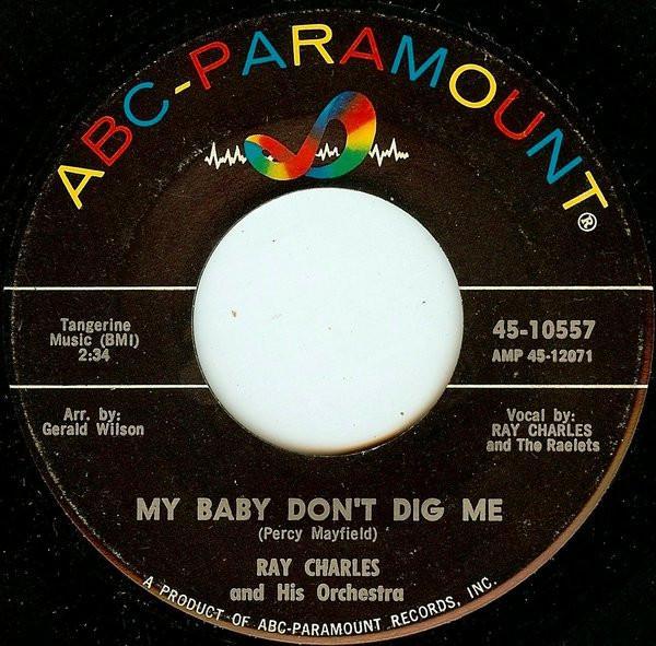Ray Charles And His Orchestra - My Baby Don't Dig Me / Something's Wrong