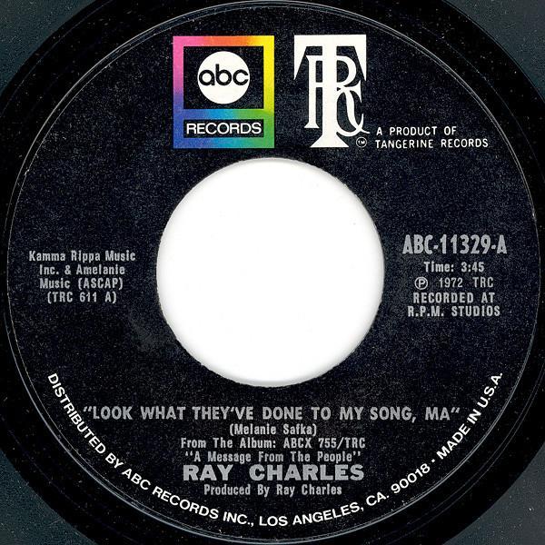 Ray Charles - Look What They've Done To My Song, Ma