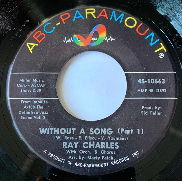 Ray Charles - Without A Song