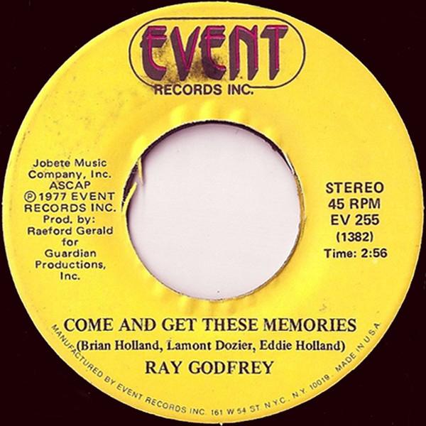 Ray Godfrey - Come And Get These Memories / I'm The Other Half Of You