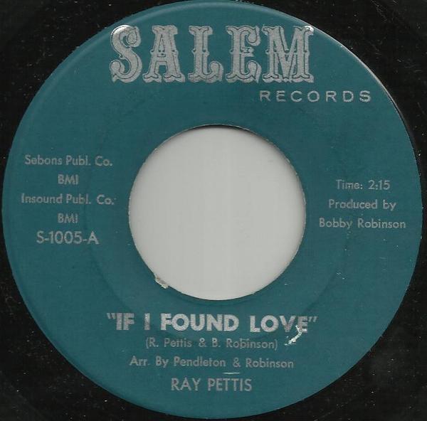 Ray Pettis - If I Found Love