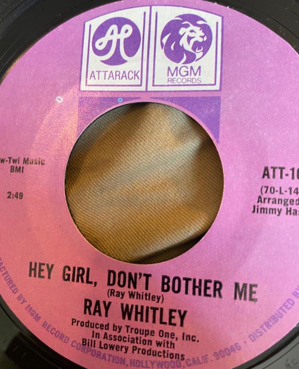 Ray Whitley (2) - Hey Girl Don't Bother Me / Everybody
