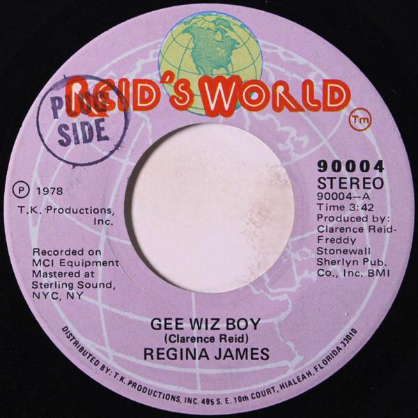 Regina James - Gee Wiz Boy