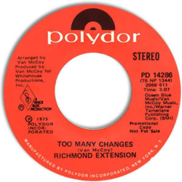 Richmond Extension - Too Many Changes
