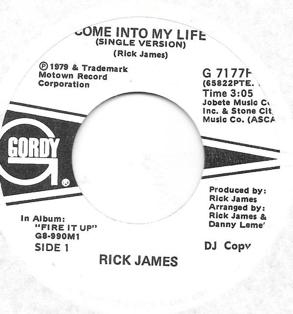 Rick James - Come Into My Life (Single Version) /  Come Into My Life (Album Version)