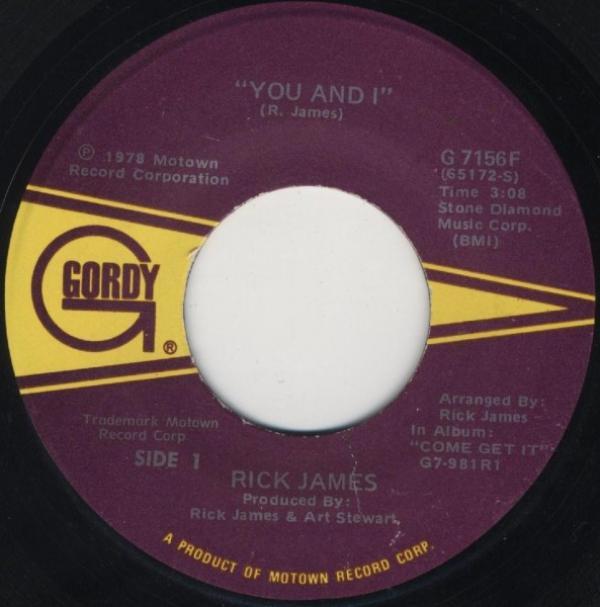 Rick James - You And I / Hollywood