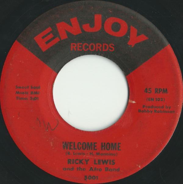 Ricky Lewis And The Afro Band - Welcome Home / Somebody's Gonna Want Me