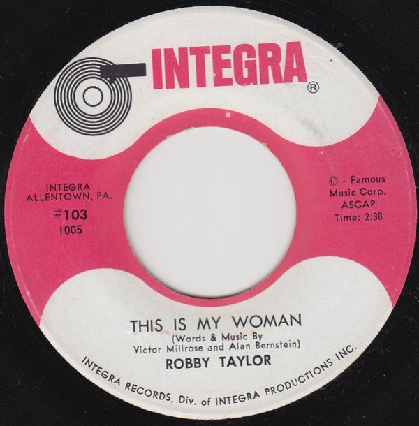 Robby Taylor (2) - This Is My Woman