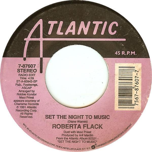 Roberta Flack - Set The Night To Music / Natural Thing
