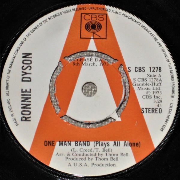 Ronnie Dyson - One Man Band (Plays All Alone) / I Think I'll Tell Her