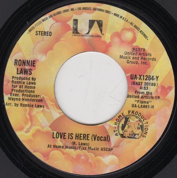 Ronnie Laws - Love Is Here / Grace