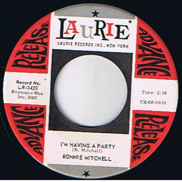 Ronnie Mitchell - I'm Having A Party / Soul Piano