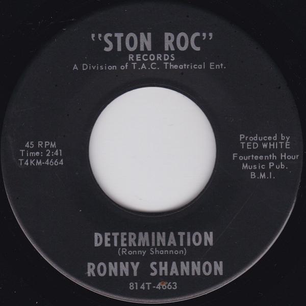 Ronnie Shannon - Determination / You're Gonna Need Me