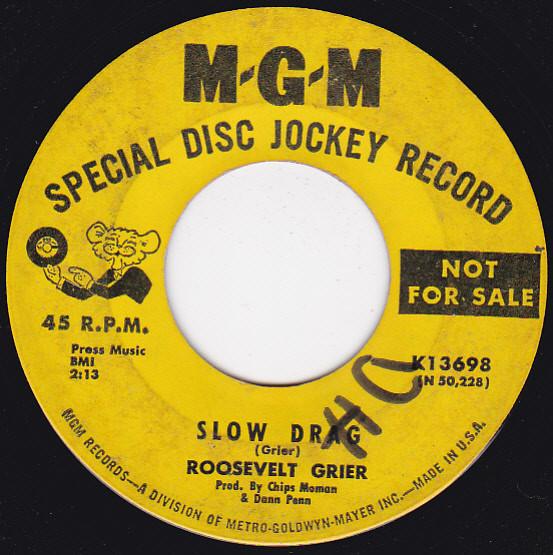 Roosevelt Grier - Slow Drag / Yesterday
