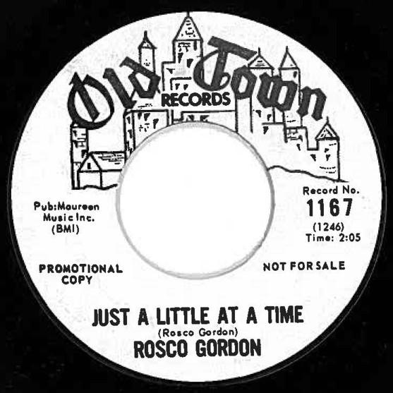 Rosco Gordon - Just A Little At A Time