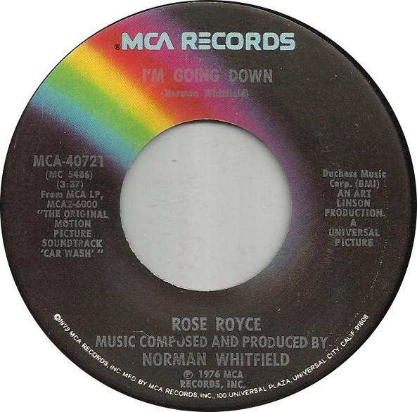 Rose Royce - I'm Going Down / Yo Yo
