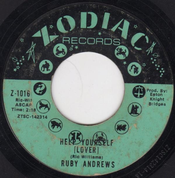 Ruby Andrews - Help Yourself (Lover) / All The Way