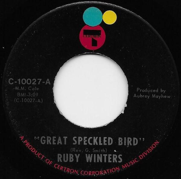Ruby Winters - Great Speckled Bird