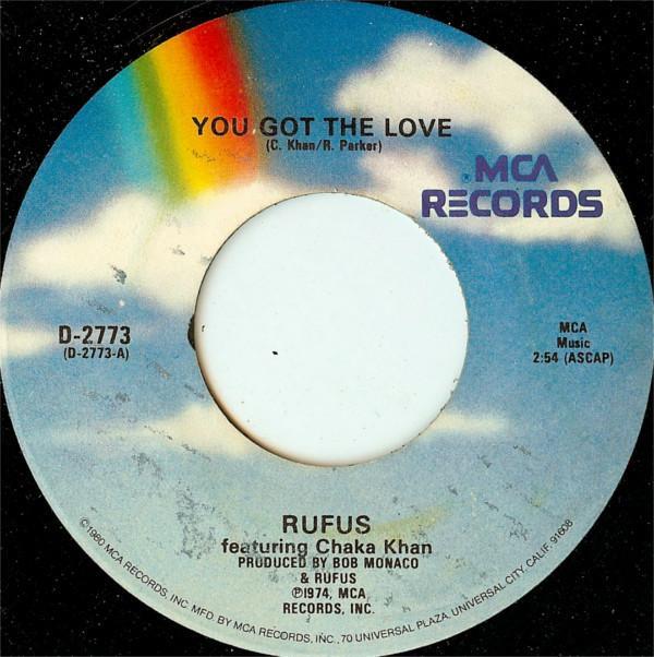 Rufus & Chaka Khan - You Got The Love / Once You Get Started