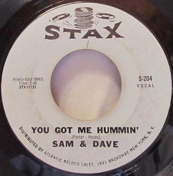 Sam & Dave - You Got Me Hummin' / Sleep Good Tonight