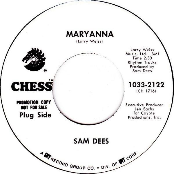 Sam Dees - Maryanna / Love Starvation