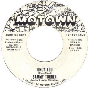 Sammy Turner - Only You / Right Now