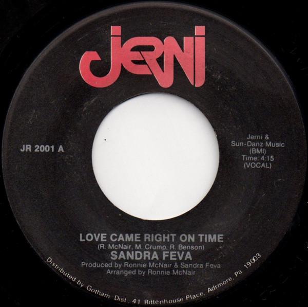 Sandra Feva - Love Came Right On Time