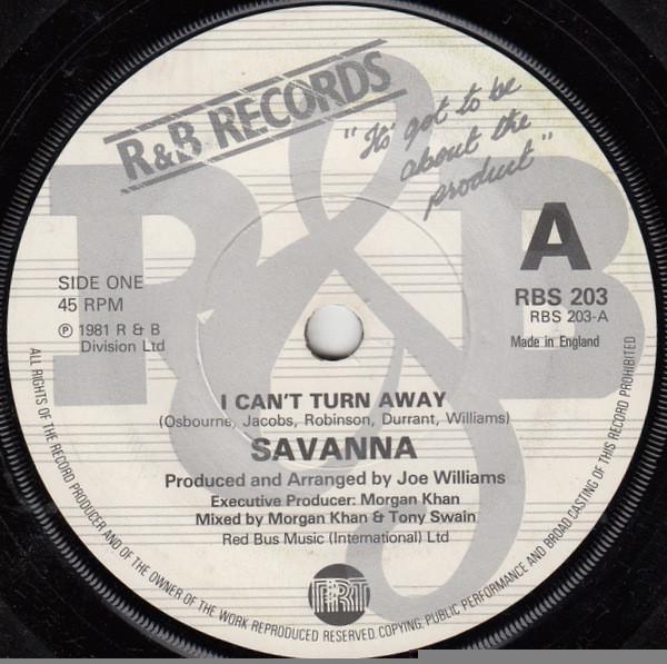 Savanna (2) - I Can't Turn Away