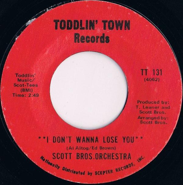 Scott Brothers Orchestra - I Don't Wanna Lose You