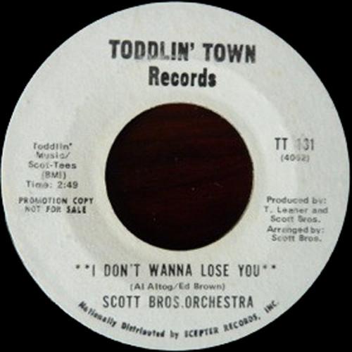 Scott Brothers Orchestra - I Don't Wanna Lose You