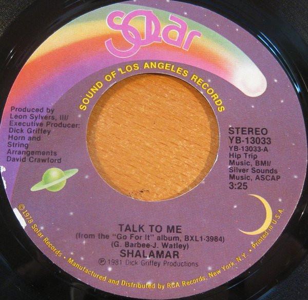 Shalamar - Talk To Me