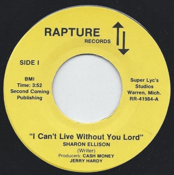 Sharon Ellison - Can't Live Without You Lord