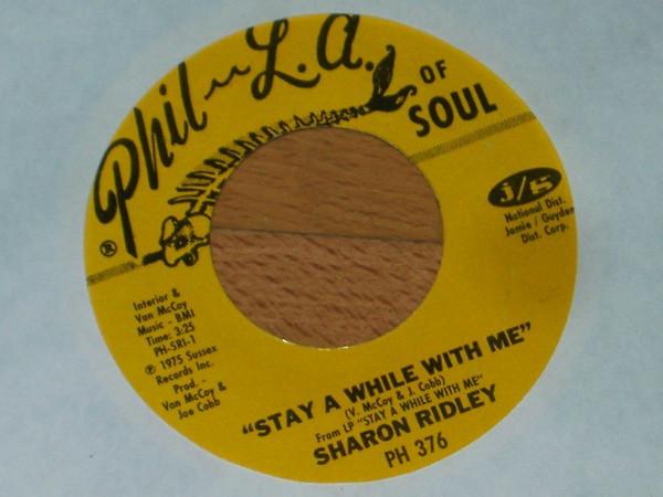 Sharon Ridley - When A Woman Falls In Love / Stay A While With Me