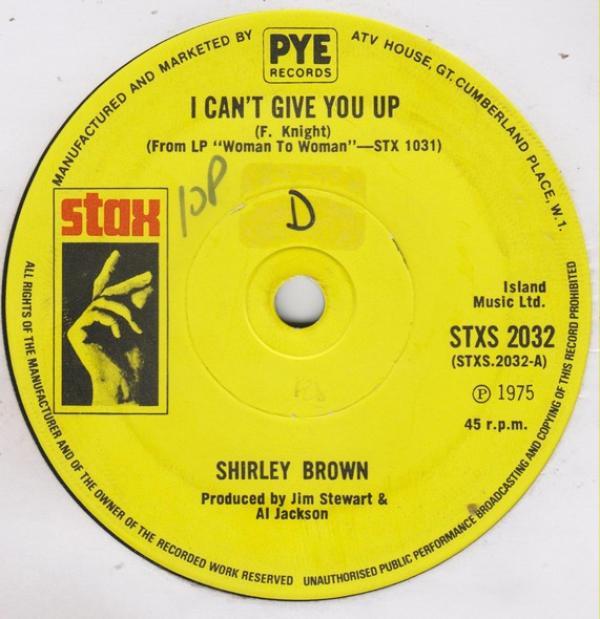 Shirley Brown - I Can't Give You Up