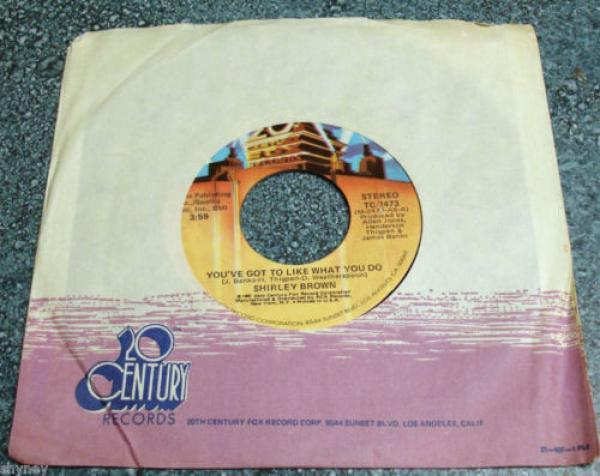 Shirley Brown - You've Got To Like What You Do / Same Time, Same Place