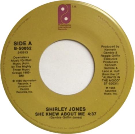 Shirley Jones - She Knew About Me / I'll Do Anything For You