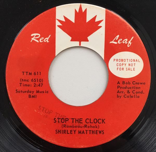 Shirley Matthews - Stop The Clock / If I Had It All To Do Again