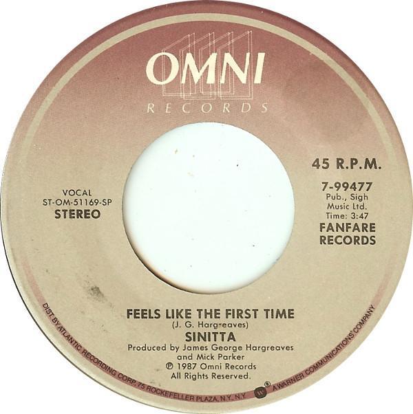 Sinitta - Feels Like The First Time