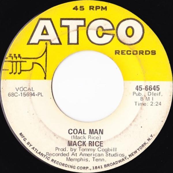 Sir Mack Rice - Coal Man