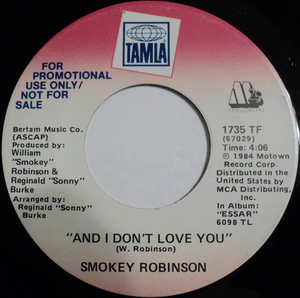 Smokey Robinson - And I Don't Love You
