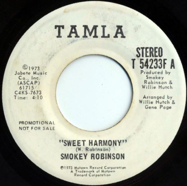 Smokey Robinson - Sweet Harmony