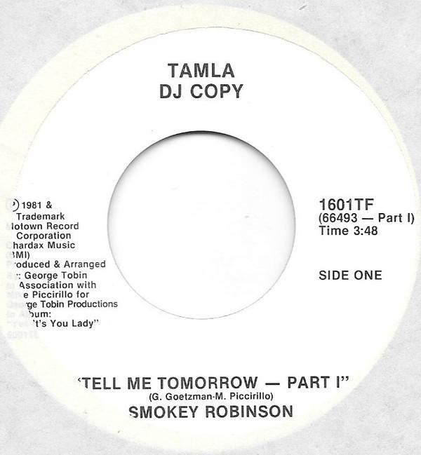 Smokey Robinson - Tell Me Tomorrow - Part I