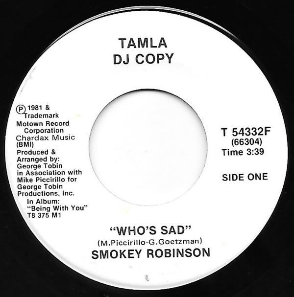 Smokey Robinson - Who's Sad