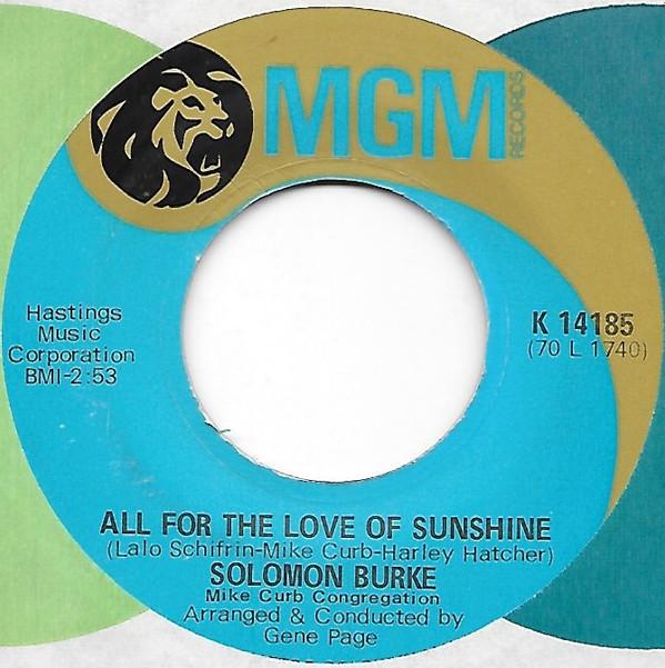 Solomon Burke - All For The Love Of Sunshine
