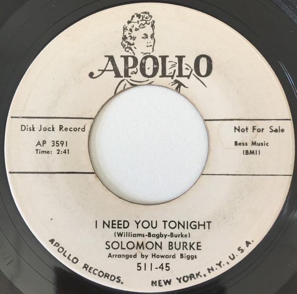 Solomon Burke - This Is It / I Need You Tonight