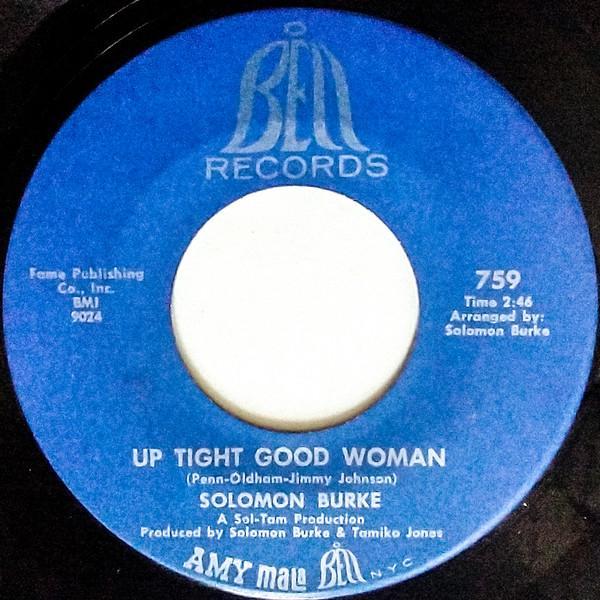 Solomon Burke - Up Tight Good Woman / I Can't Stop