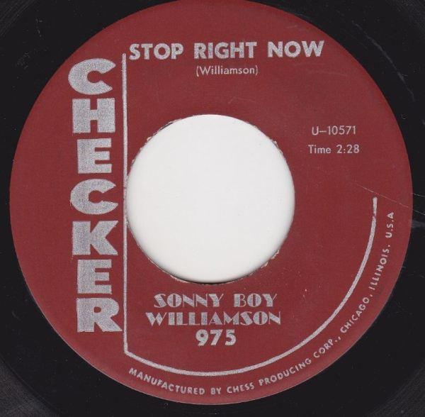 Sonny Boy Williamson (2) - Stop Right Now /  	The Hunt