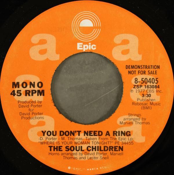Soul Children - You Don't Need A Ring