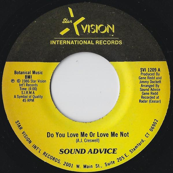 Sound Advice (3) - Do You Love Me Or Love Me Not